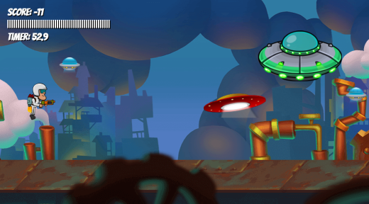 My Jetpack Charlie game that was originaly called Shooty Face lol