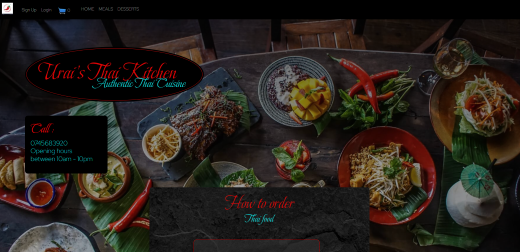 Urai's Thai Kitchen website